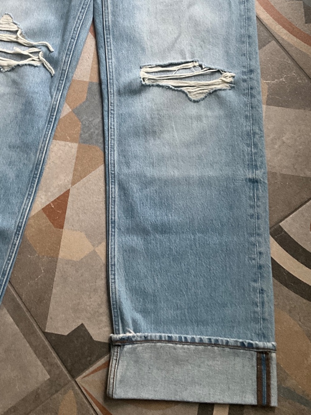 Madewell Low-Slung Baggy Jeans Hallstead Wash Size 26 - Picture 9 of 12